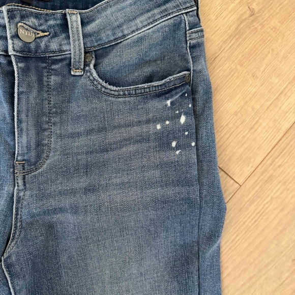 NYDJ Marilyn Straight Ankle Jeans Sandspur Denim Womens Regular Size 2 Blue - Picture 9 of 13